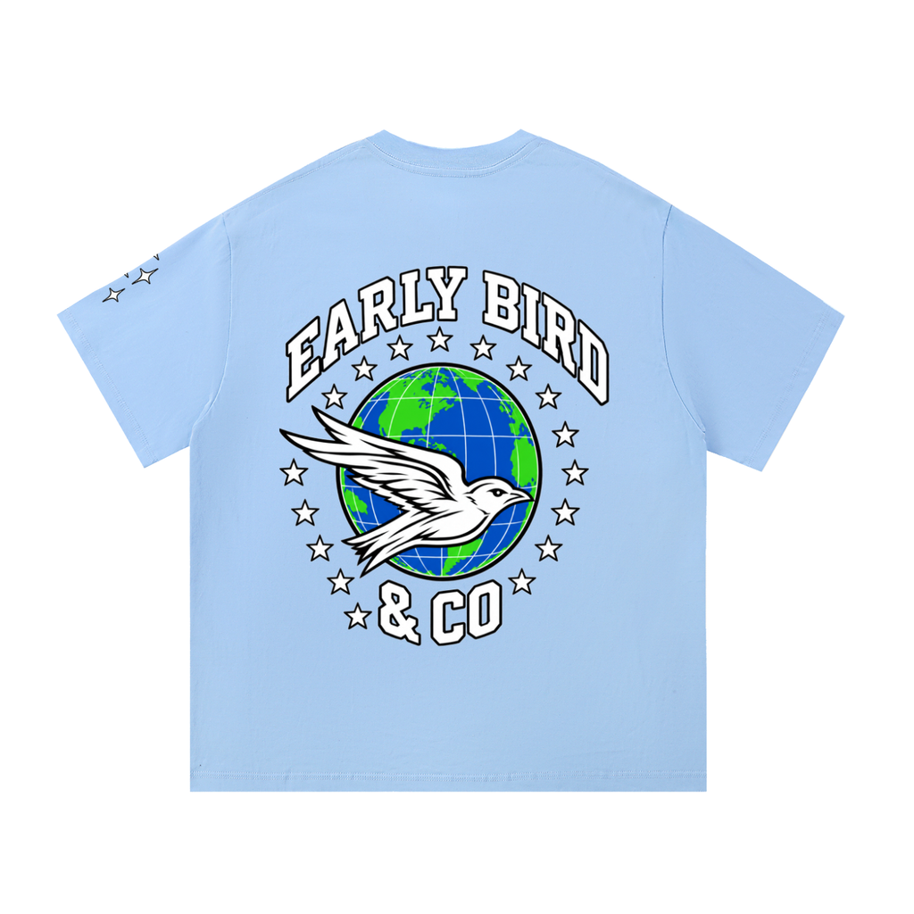 EARLY BIRD SKY BLUE ESSENTIAL TEE
